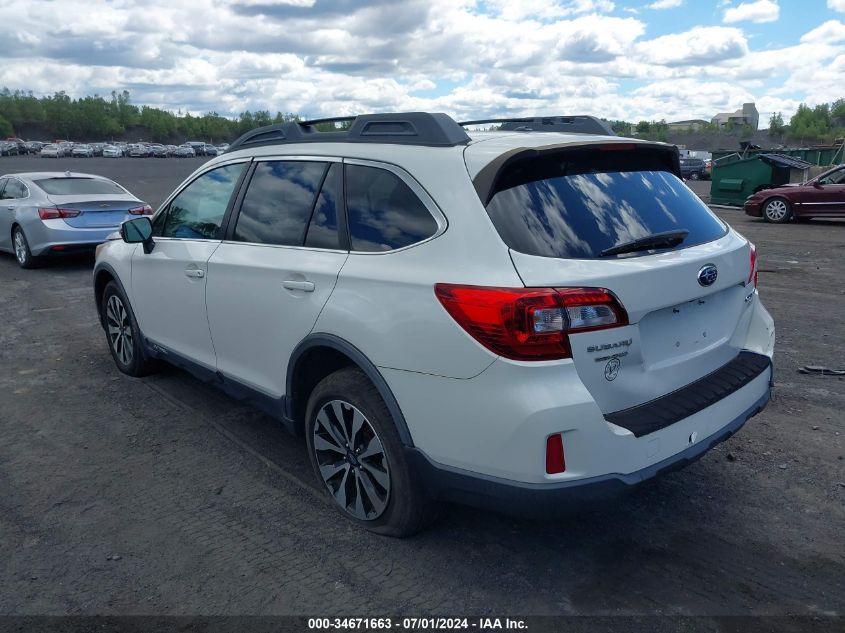 VIN 4S4BSANC1F3363602 2015 Subaru Outback, 2.5I Lim... no.3