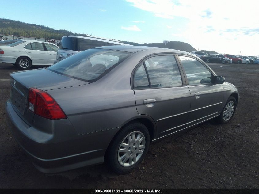 2005 Honda Civic Lx VIN: 2HGES16585H503207 Lot: 34683152