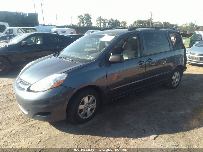 2010 Toyota Sienna Le VIN: 5TDKK4CC4AS308805 Lot: 40796104