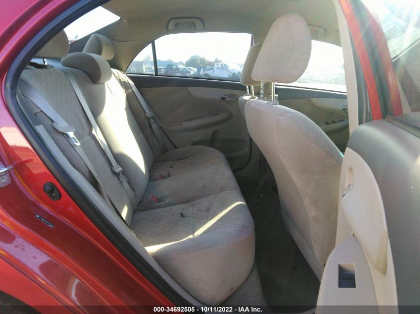 2009 Toyota Corolla Le VIN: JTDBL40E699092579 Lot: 34692505