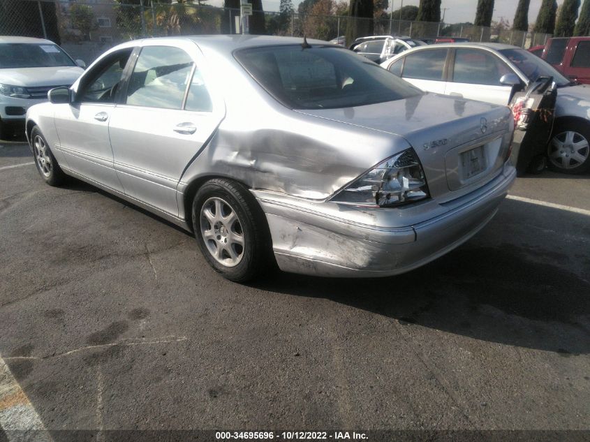 2000 Mercedes-Benz S 500 VIN: WDBNG75J5YA062879 Lot: 34695696