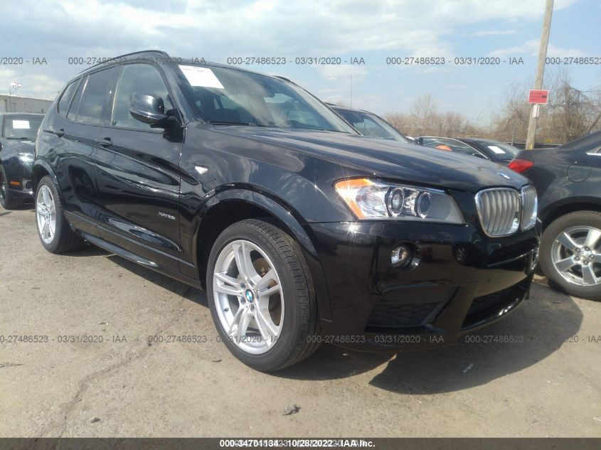 2013 BMW X3 xDrive28I VIN: 5UXWX9C52D0A29895 Lot: 34701134