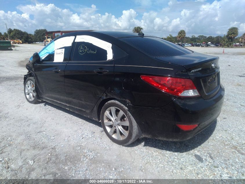 2014 Hyundai Accent Gls VIN: KMHCU4AEXEU769278 Lot: 34666028