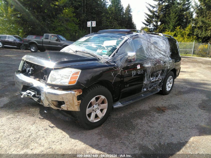 2005 Nissan Armada Le VIN: 5N1AA08B75N706508 Lot: 34667449