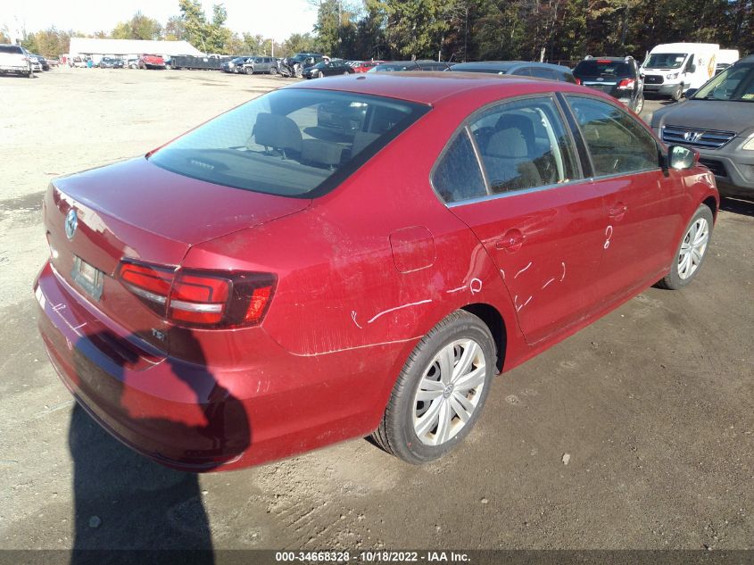 3VW2B7AJ4HM349297 2017 Volkswagen Jetta 1.4T S