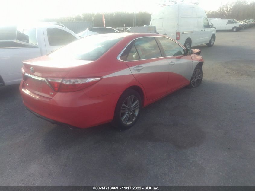 2016 Toyota Camry Se VIN: 4T1BF1FK6GU209456 Lot: 34718869