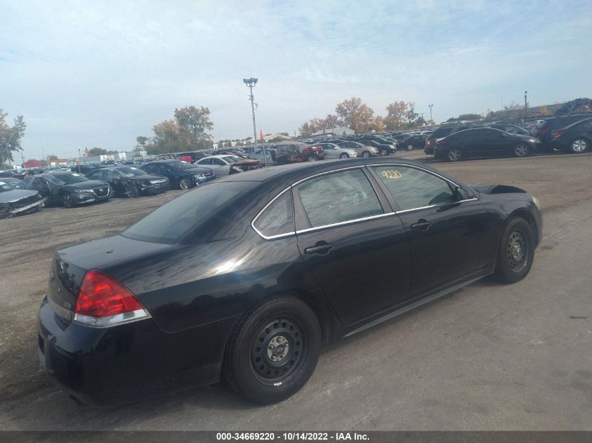 2G1WD5EM0B1223713 2011 Chevrolet Impala Police