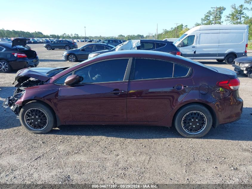 2017 Kia Forte Lx VIN: 3KPFK4A70HE142228 Lot: 34677397