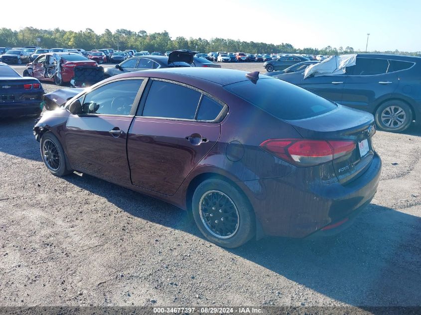 2017 Kia Forte Lx VIN: 3KPFK4A70HE142228 Lot: 34677397