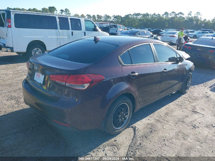 2017 Kia Forte Lx VIN: 3KPFK4A70HE142228 Lot: 34677397