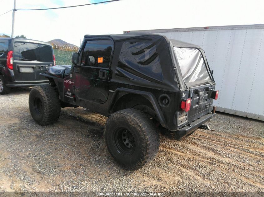 2003 Jeep Wrangler X VIN: 1J4FA39S33P375741 Lot: 40858427