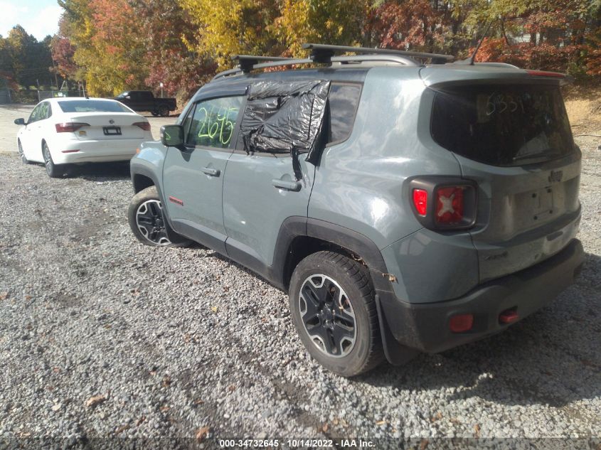 2016 Jeep Renegade Trailhawk VIN: ZACCJBCT8GPE15339 Lot: 34732645