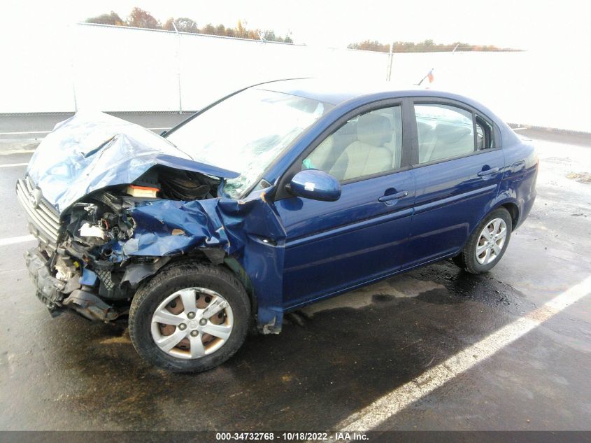 2010 Hyundai Accent Gls VIN: KMHCN4AC8AU466165 Lot: 34732768