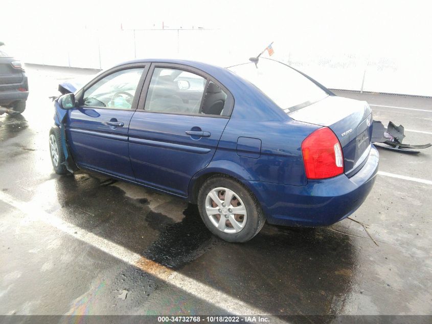 2010 Hyundai Accent Gls VIN: KMHCN4AC8AU466165 Lot: 34732768