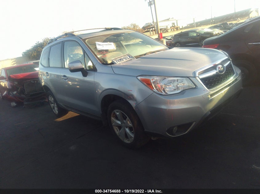 2016 SUBARU FORESTER VIN: JF2SJAFC3GH486331