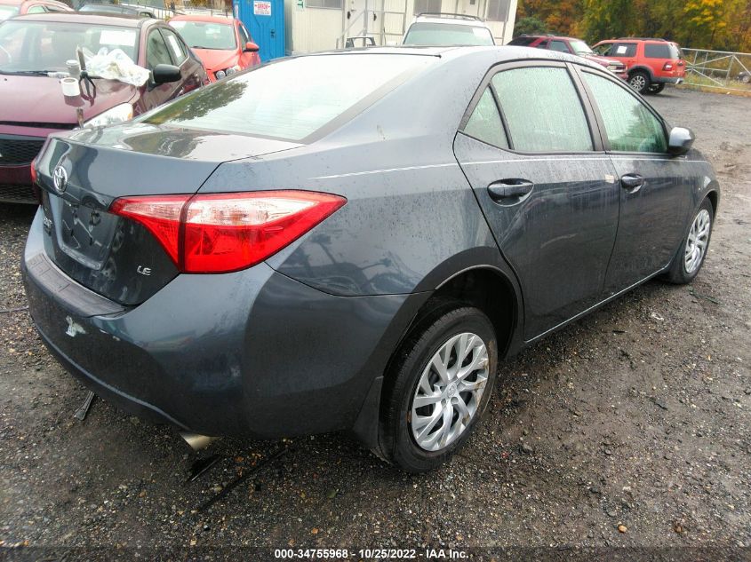 2018 Toyota Corolla Le VIN: 2T1BURHE4JC984391 Lot: 34755968