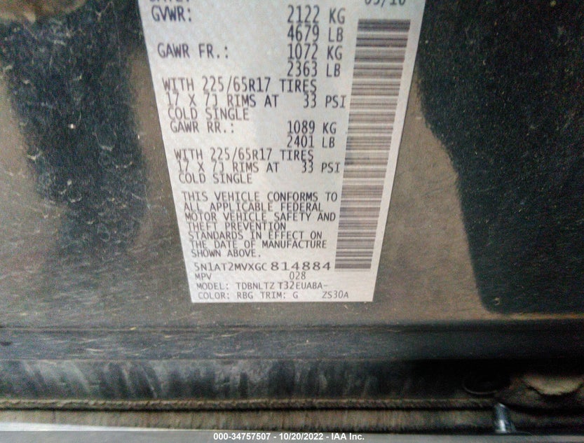 5N1AT2MVXGC814884