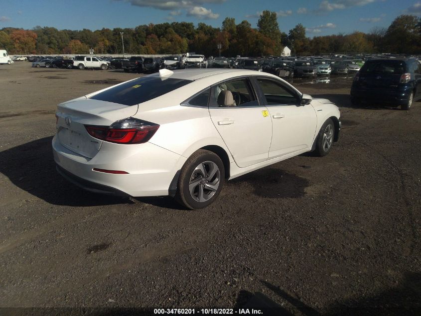 2019 Honda Insight Ex VIN: 19XZE4F5XKE005655 Lot: 34760201