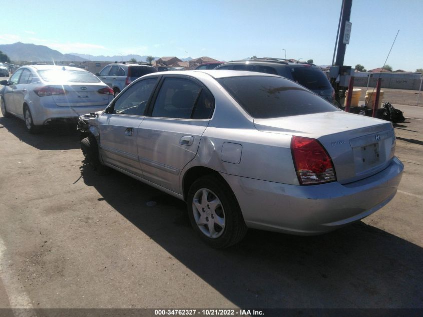 2004 Hyundai Elantra Gls/Gt VIN: KMHDN46D34U751561 Lot: 34762327