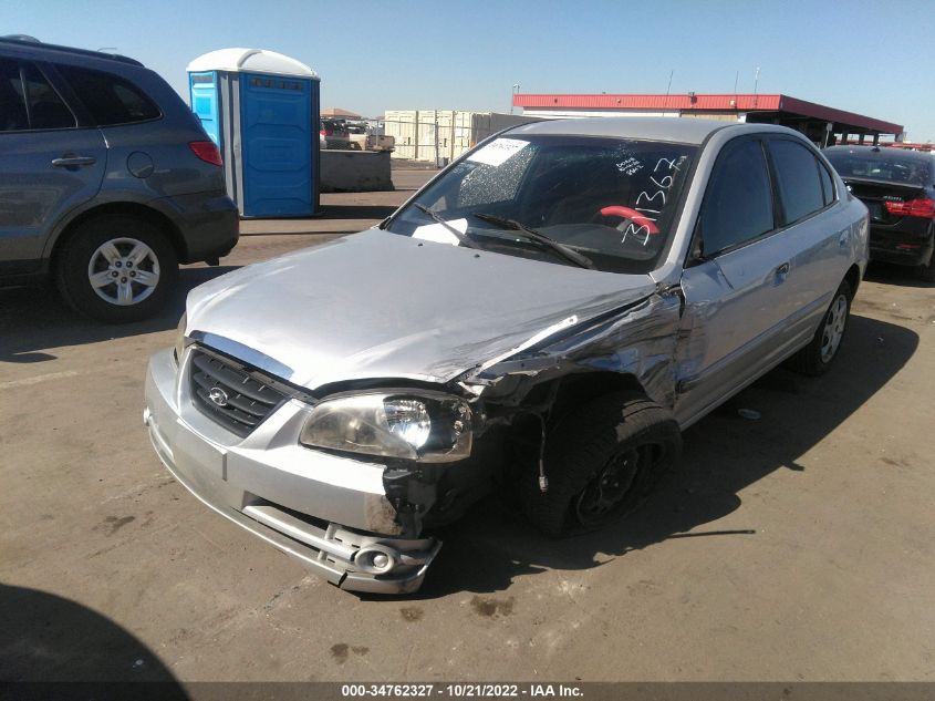 2004 Hyundai Elantra Gls/Gt VIN: KMHDN46D34U751561 Lot: 34762327