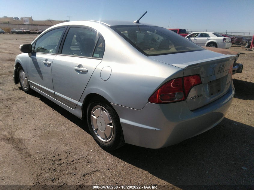 2007 Honda Civic Hybrid blue sedan hybrid JHMFA36277S003010 photo #4