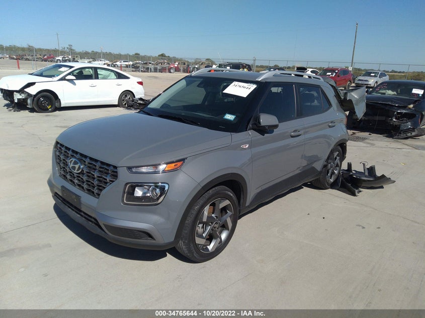 2022 Hyundai Venue Sel VIN: KMHRC8A3XNU137819 Lot: 34765644