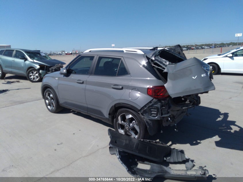 2022 Hyundai Venue Sel VIN: KMHRC8A3XNU137819 Lot: 34765644