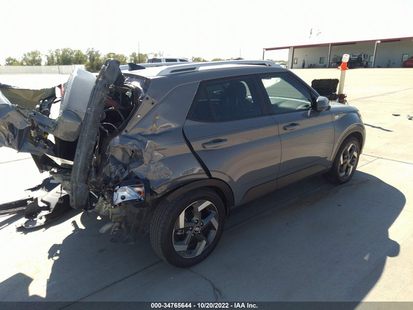 2022 Hyundai Venue Sel VIN: KMHRC8A3XNU137819 Lot: 34765644