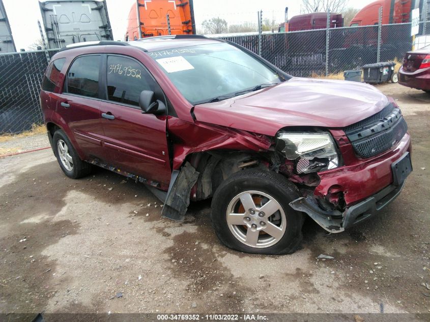 2CNDL23F396222522 2009 Chevrolet Equinox Ls