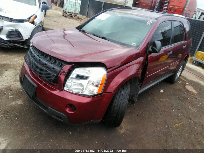 2CNDL23F396222522 2009 Chevrolet Equinox Ls