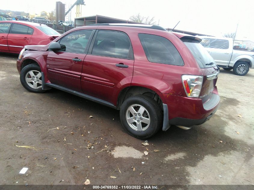 2CNDL23F396222522 2009 Chevrolet Equinox Ls