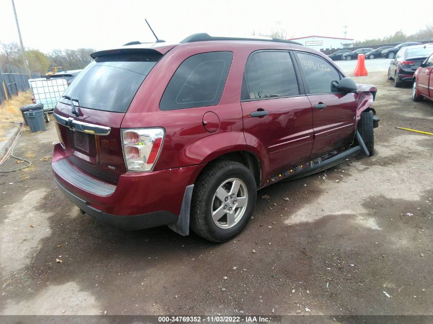 2CNDL23F396222522 2009 Chevrolet Equinox Ls