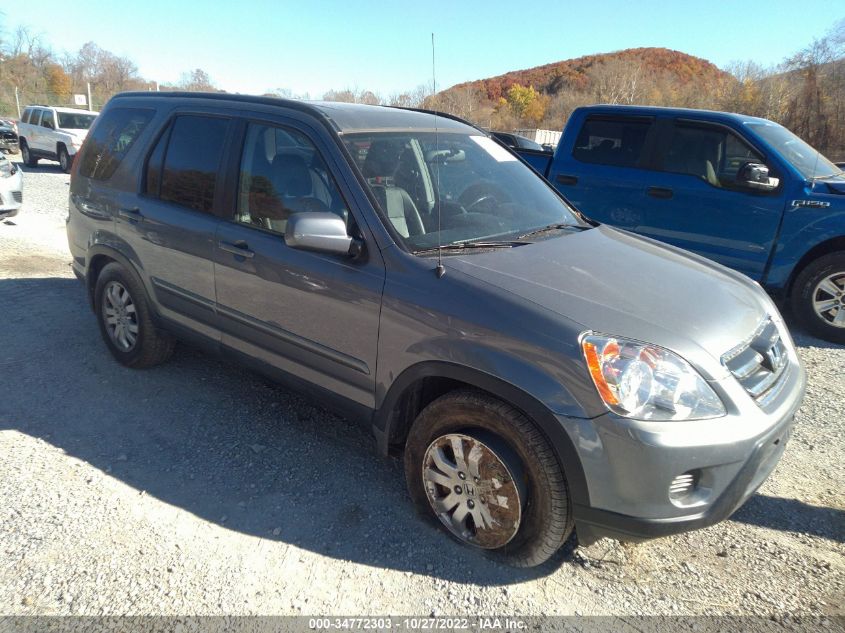 2006 Honda Cr-V Se VIN: SHSRD78986U401368 Lot: 34772303