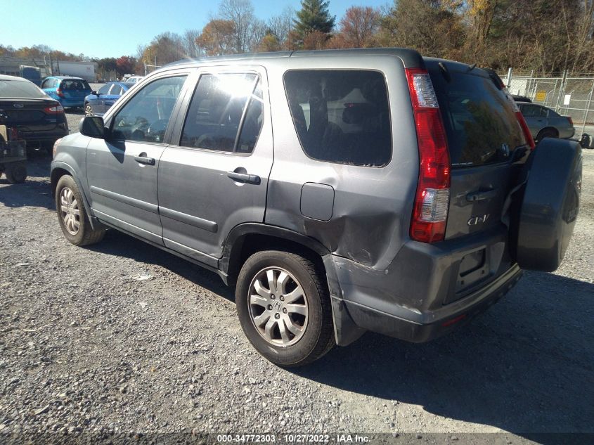 2006 Honda Cr-V Se VIN: SHSRD78986U401368 Lot: 34772303