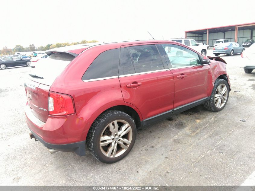 2FMDK3KC2EBA83016 2014 Ford Edge Limited