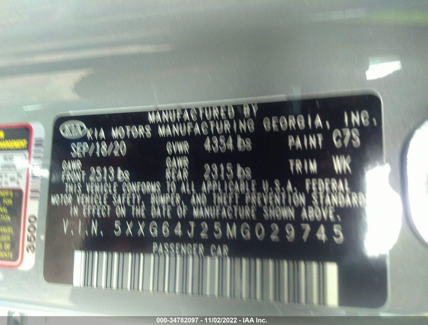 5XXG64J25MG029745