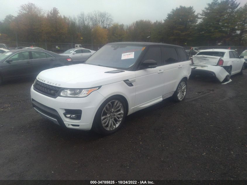 2017 Land Rover Range Rover Sport Hse VIN: SALWR2FKXHA158283 Lot: 34785825