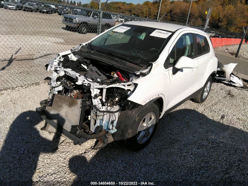 2019 Chevrolet Trax Ls VIN: 3GNCJKSB4KL388884 Lot: 34804655