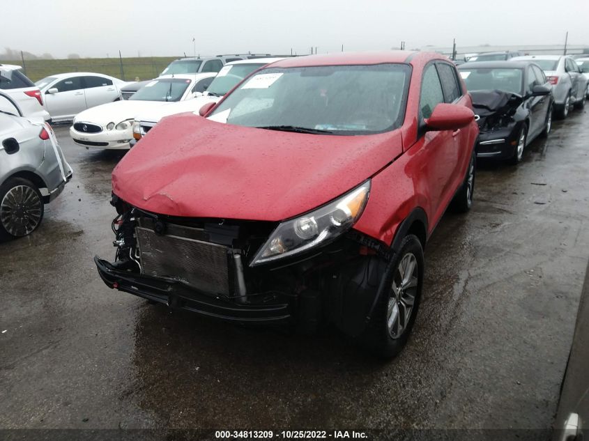 2014 Kia Sportage Lx VIN: KNDPB3AC7E7633743 Lot: 34813209