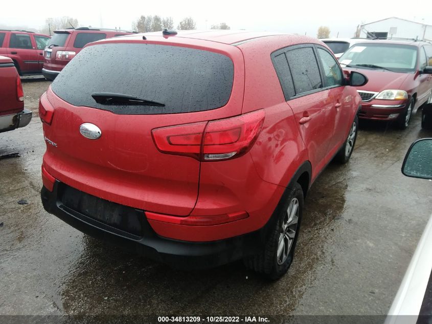 2014 Kia Sportage Lx VIN: KNDPB3AC7E7633743 Lot: 34813209