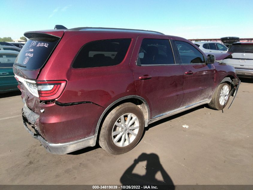 2022 Dodge Durango Sxt Rwd VIN: 1C4RDHAG5NC102180 Lot: 34819039