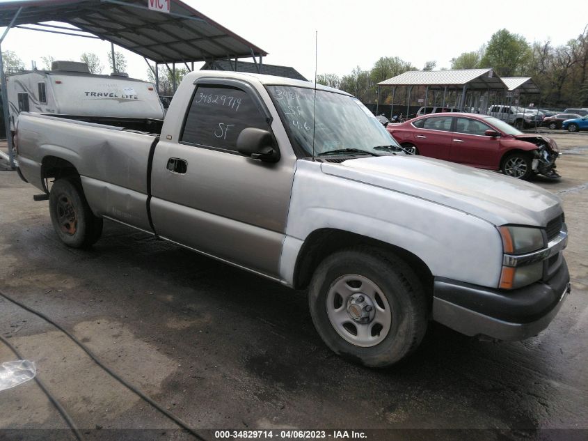 2003 Chevrolet Silverado 1500 Work Truck VIN: 1GCEC14X13Z155277 Lot: 34829714