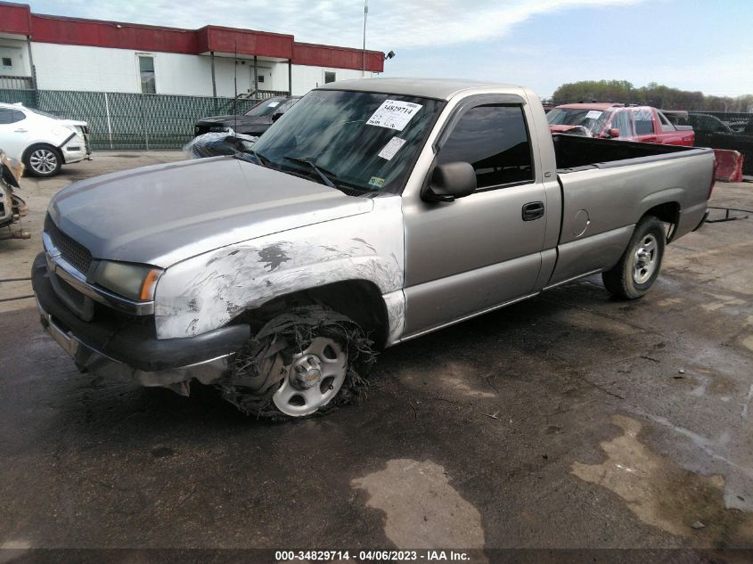 2003 Chevrolet Silverado 1500 Work Truck VIN: 1GCEC14X13Z155277 Lot: 34829714