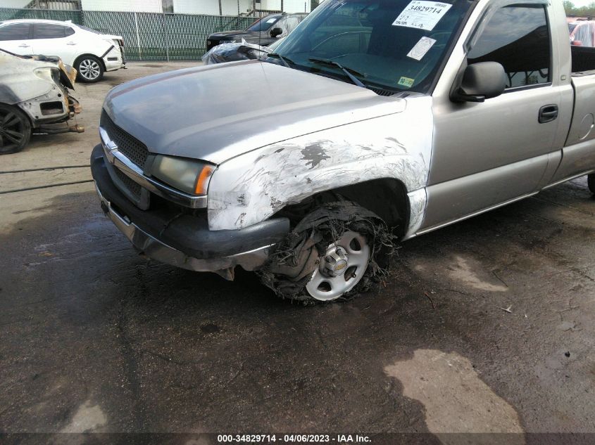 2003 Chevrolet Silverado 1500 Work Truck VIN: 1GCEC14X13Z155277 Lot: 34829714