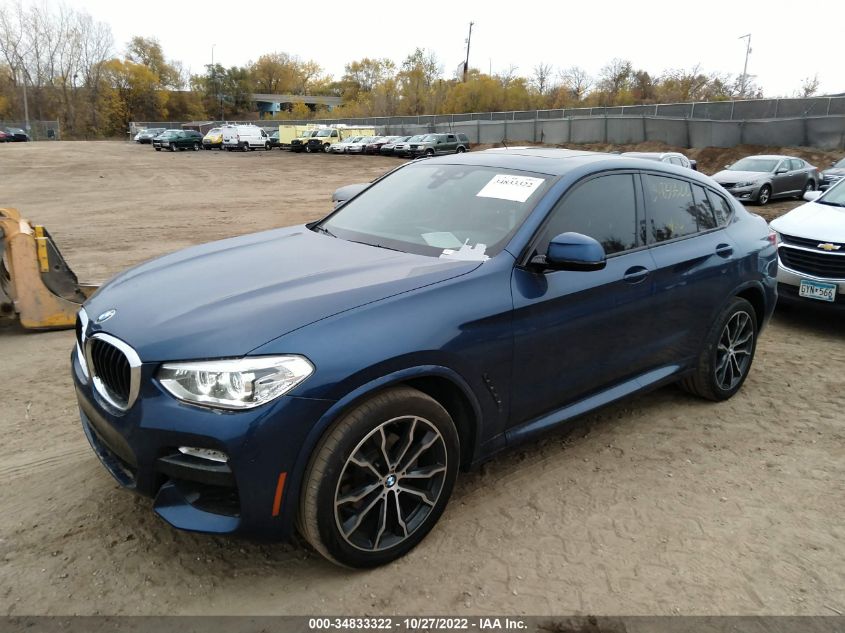 5UXUJ3C52KLG52791 2019 BMW X4 xDrive30I