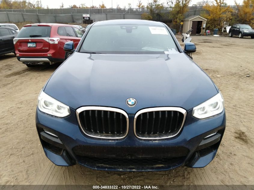 2019 BMW X4 xDrive30I VIN: 5UXUJ3C52KLG52791 Lot: 34833322