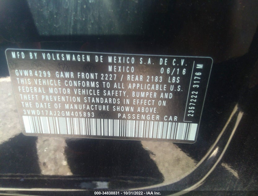 3VWD17AJ2GM405893