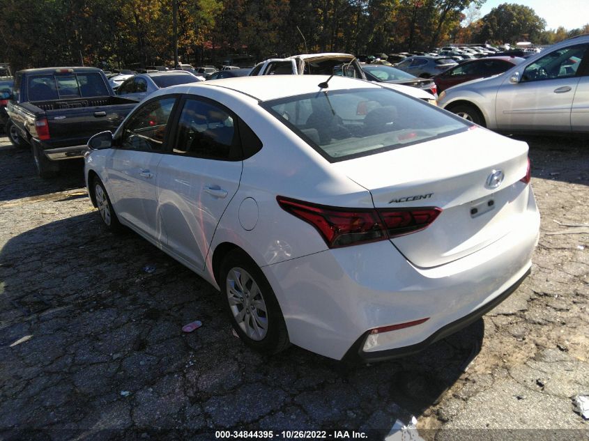 2019 Hyundai Accent Se VIN: 3KPC24A34KE072921 Lot: 34844395