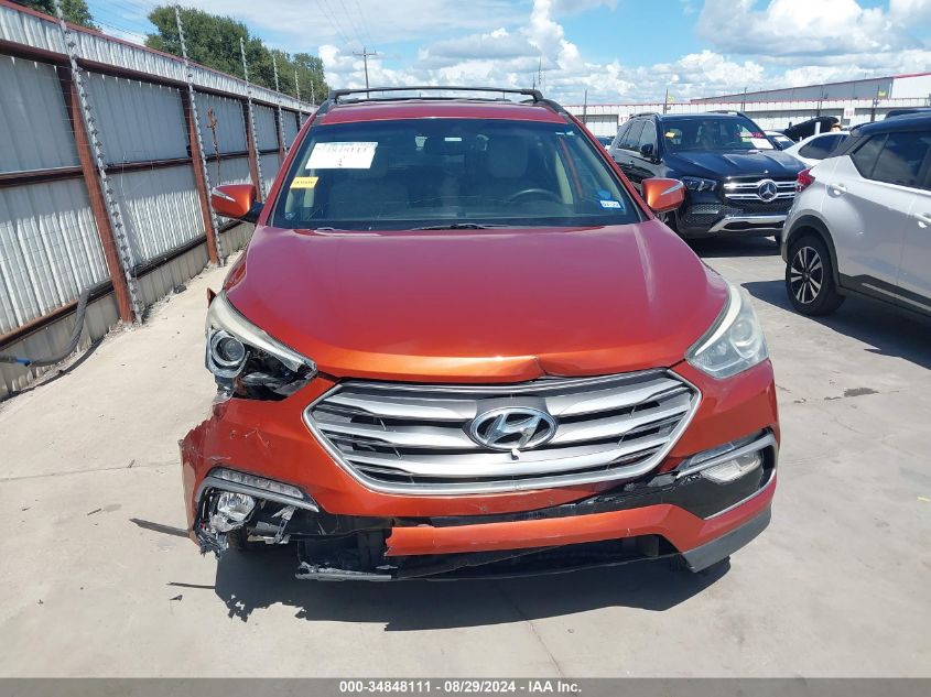 2017 Hyundai Santa Fe Sport 2.4L VIN: 5XYZU3LB0HG490911 Lot: 34848111