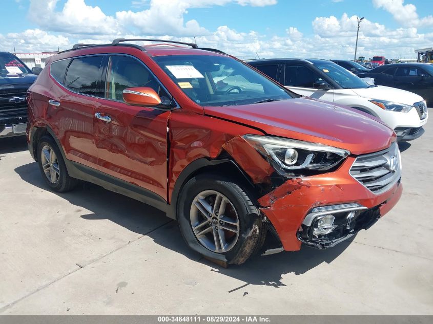 2017 Hyundai Santa Fe Sport 2.4L VIN: 5XYZU3LB0HG490911 Lot: 34848111